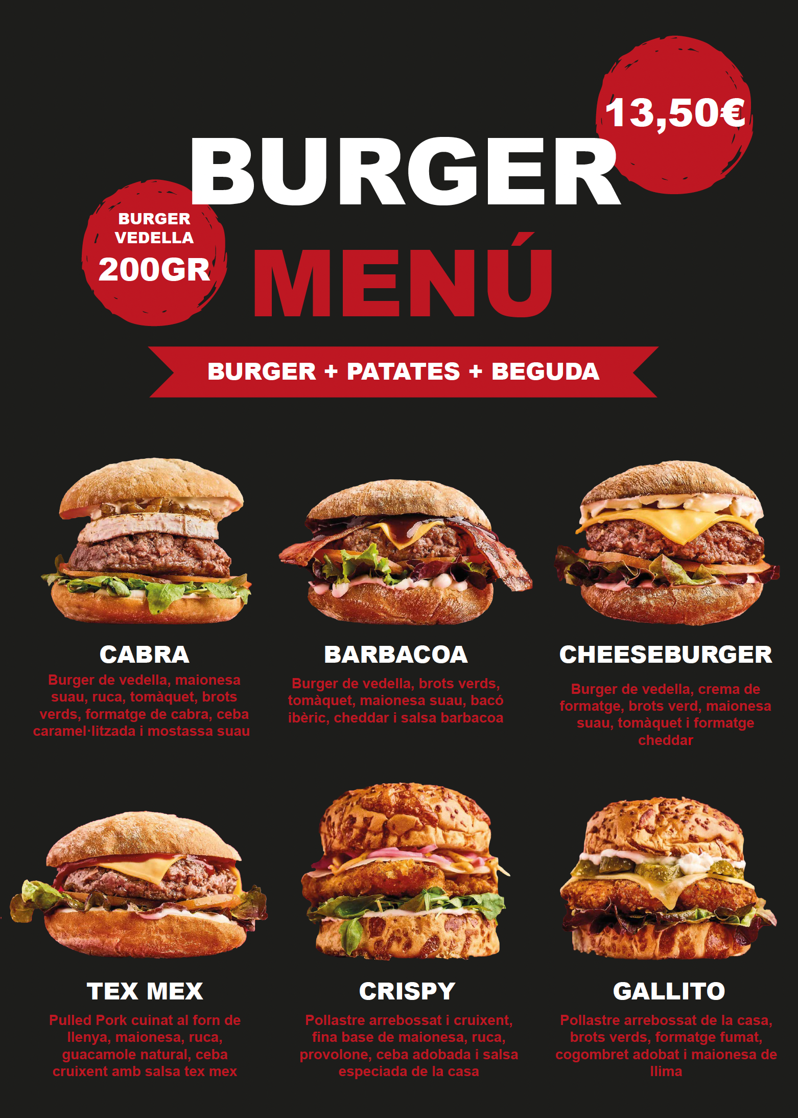 Burger Menú