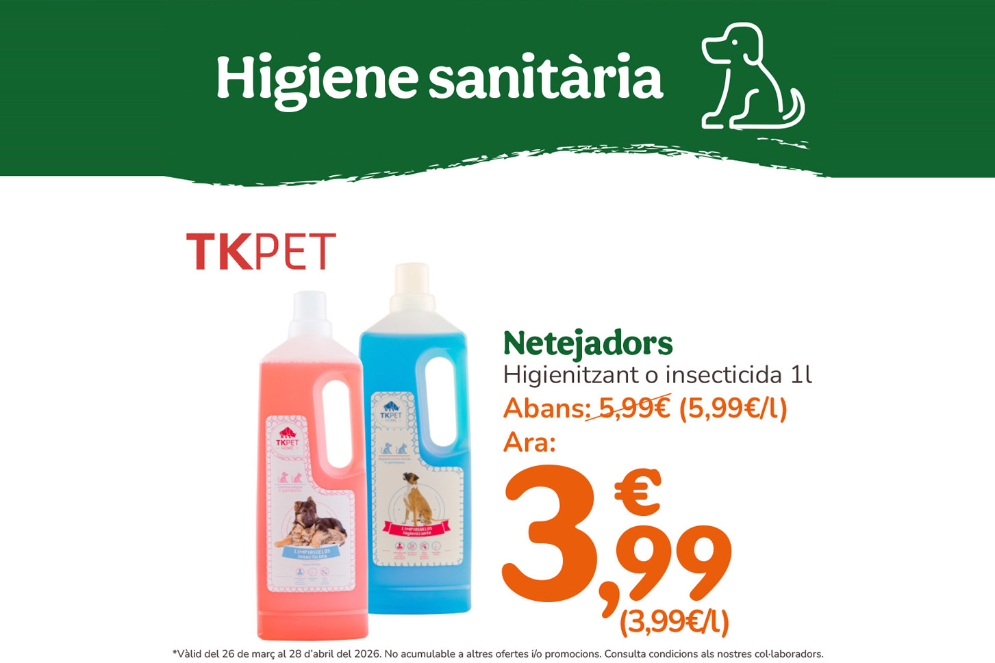 ¡Hora de dejar su espacio limpio y cuidado con Tiendanimal!